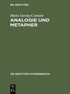 cover image of Analogie und Metapher